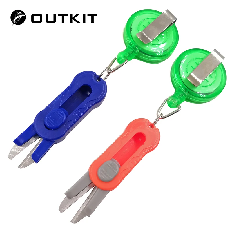 Fishing Line Cutter - OUTKIT 1pcs 미니 유연한 가위 낚시