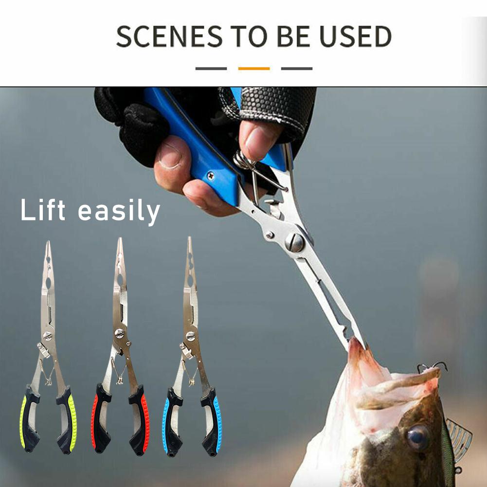 Fishing Line Cutter - 스테인리스 스틸 낚시 플라이어 다기능 스플릿