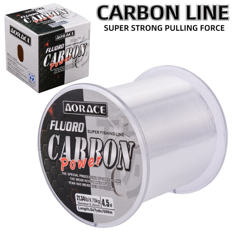 Fluorocarbon Line - 500M 플루오로카본 낚싯줄 수입 탄소섬유 나일론