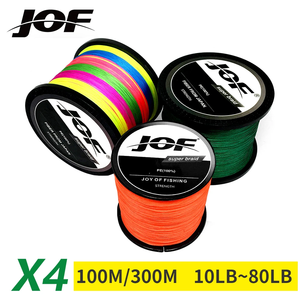 Copolymer Line - JOF x4 꼰 PE 낚싯줄, 멀티