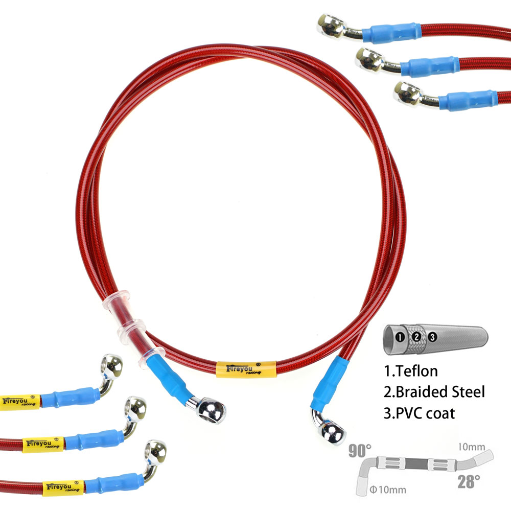 Braided Line - 400mm-2400mm 브레이크 호스 유압 DOT 라인