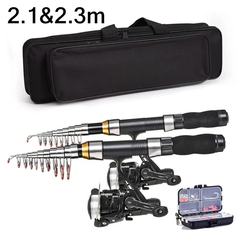 Fishing Line Box - 브라브맥 2.1/2.3m 텔레스코픽 낚싯대 릴 콤보
