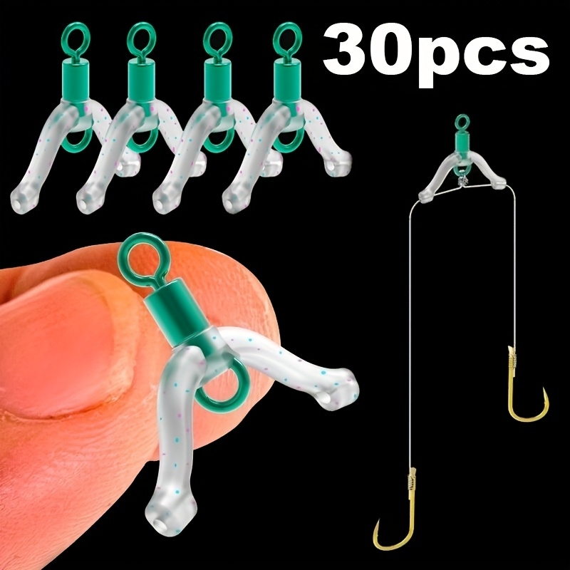 Fishing Line Winder - 30개, 스페이스 빈 더블 훅 낚싯줄용