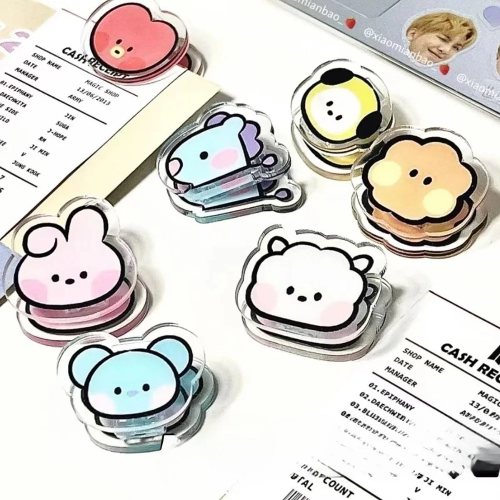 카와이 BT21 메모 클립 아크릴 보관 노트 양면 클립 - Tippet Line 리뷰 및 가격