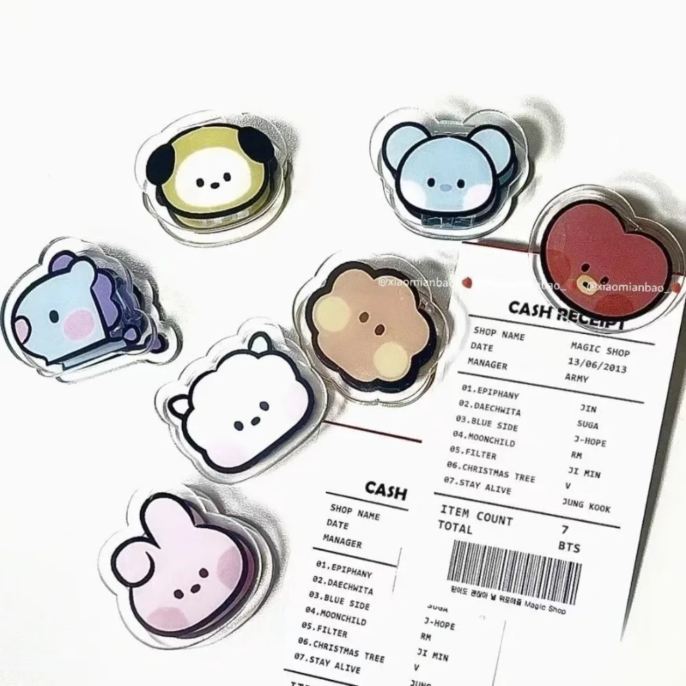 카와이 BT21 메모 클립 아크릴 보관 노트 양면 클립 - Tippet Line 리뷰 및 가격