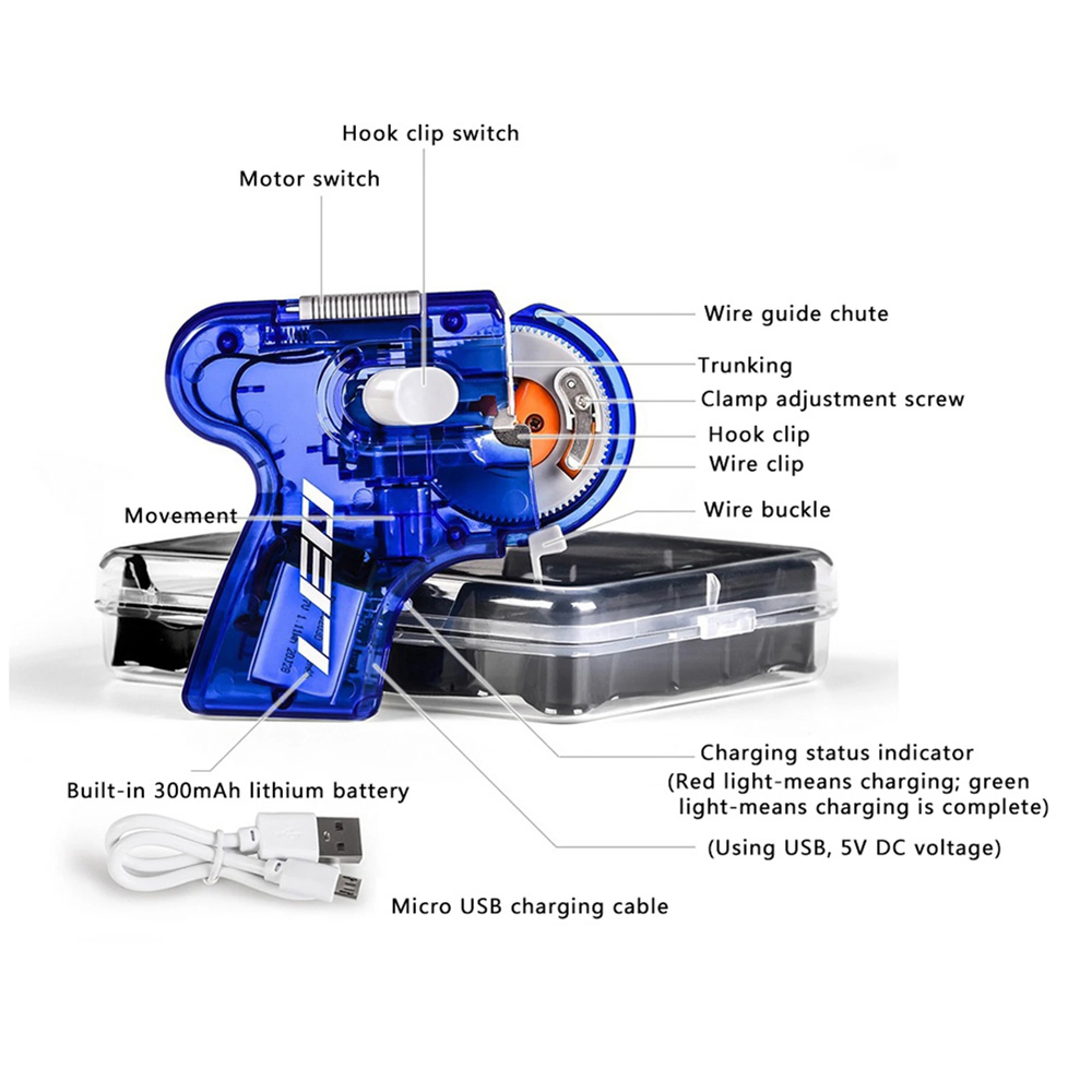 USB 충전 전기 자동 낚시 바늘 묶는 기계 300mA - Fishing Line Winder 리뷰 및 가격