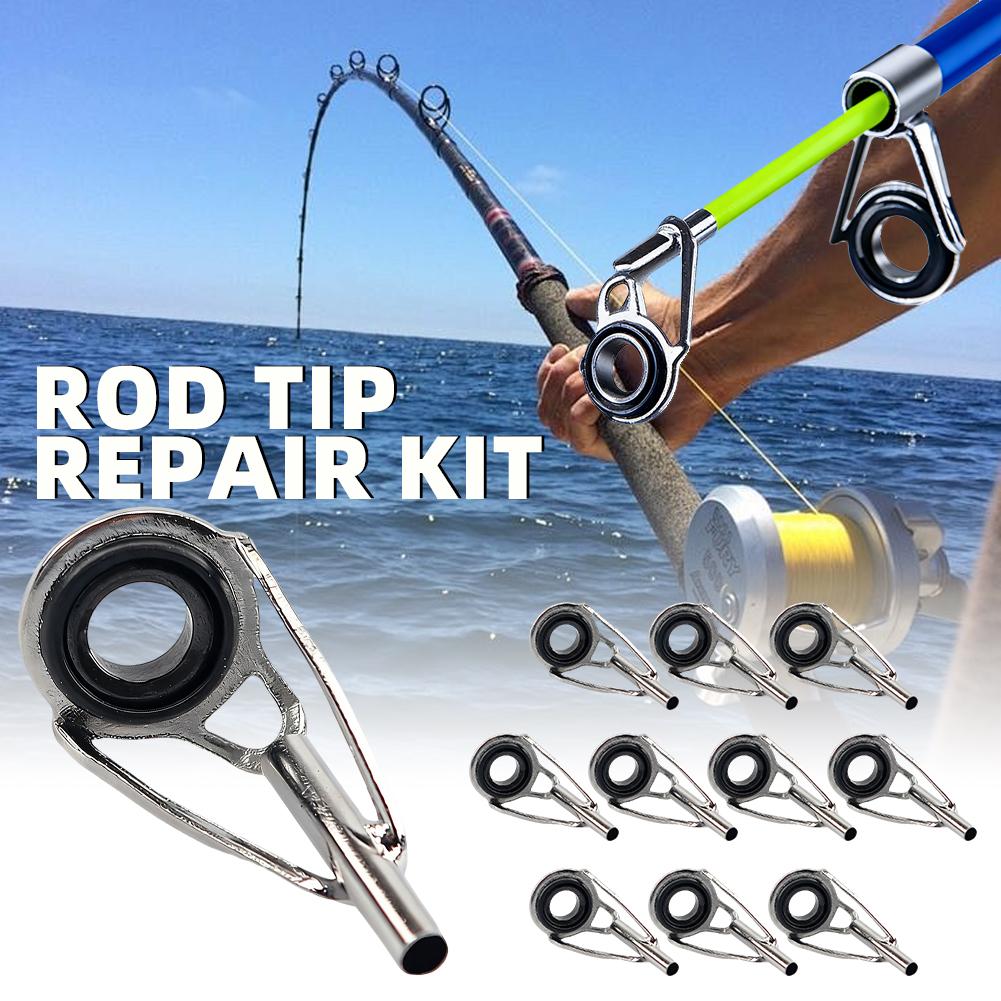 낚싯대 끝부분 수리 키트 10개 낚싯대 팁 교체 세트  - Fishing Line Winder 리뷰 및 가격