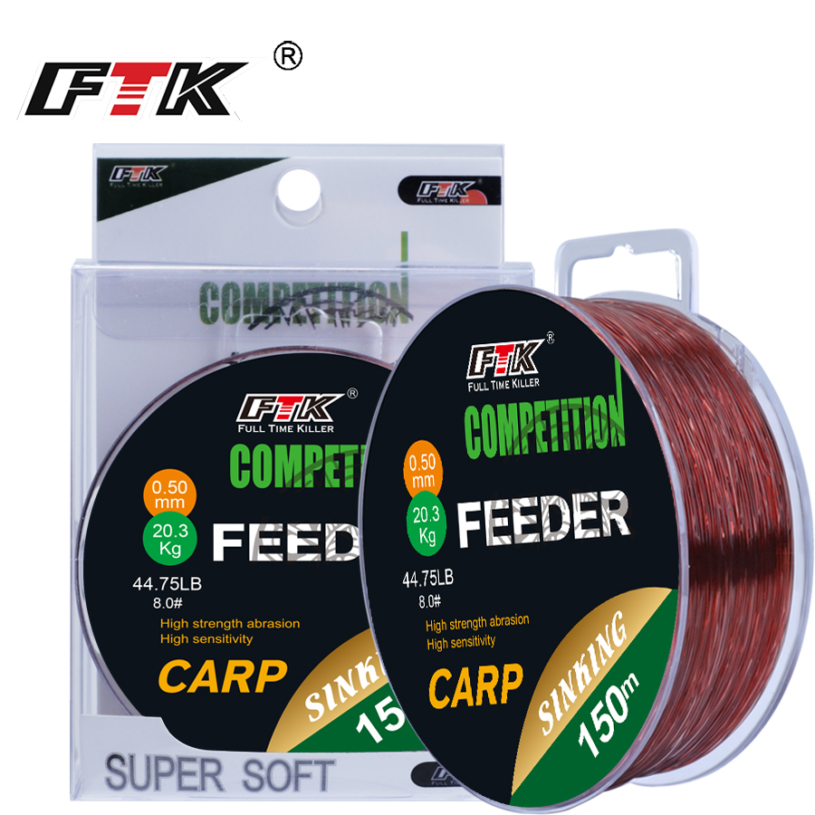FTK 3D 투명 잉어 낚싯줄 나일론150m/300m  - Fluorocarbon Line 리뷰 및 가격
