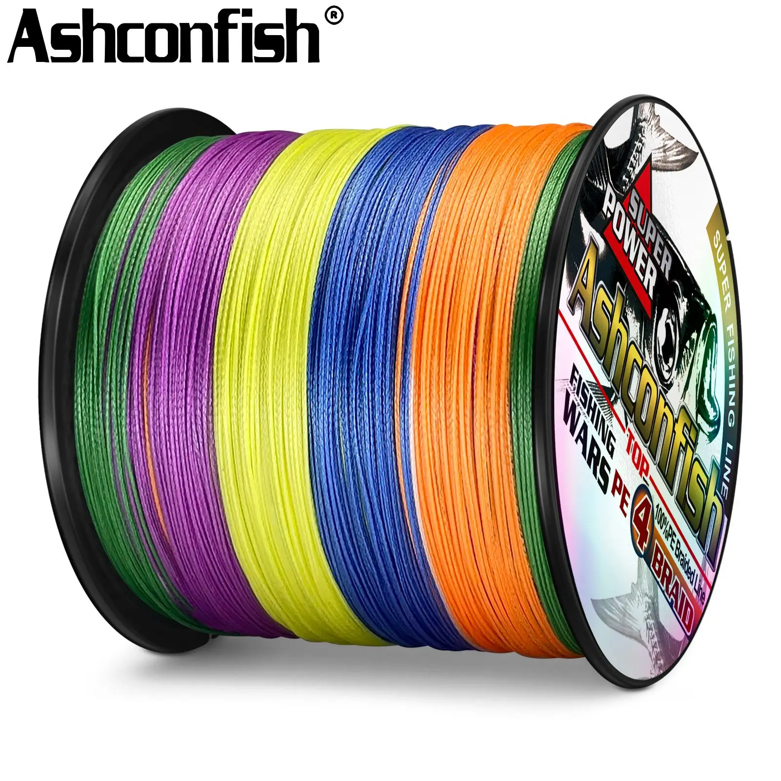 Ashconfish 500M 다색 PE 땋은 와이어 코 - Ice Fishing Line 리뷰 및 가격