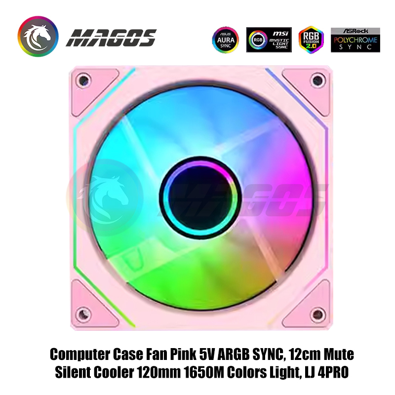 컴퓨터 케이스 팬 핑크 5V ARGB SYNC, 12c - Fly Line 리뷰 및 가격