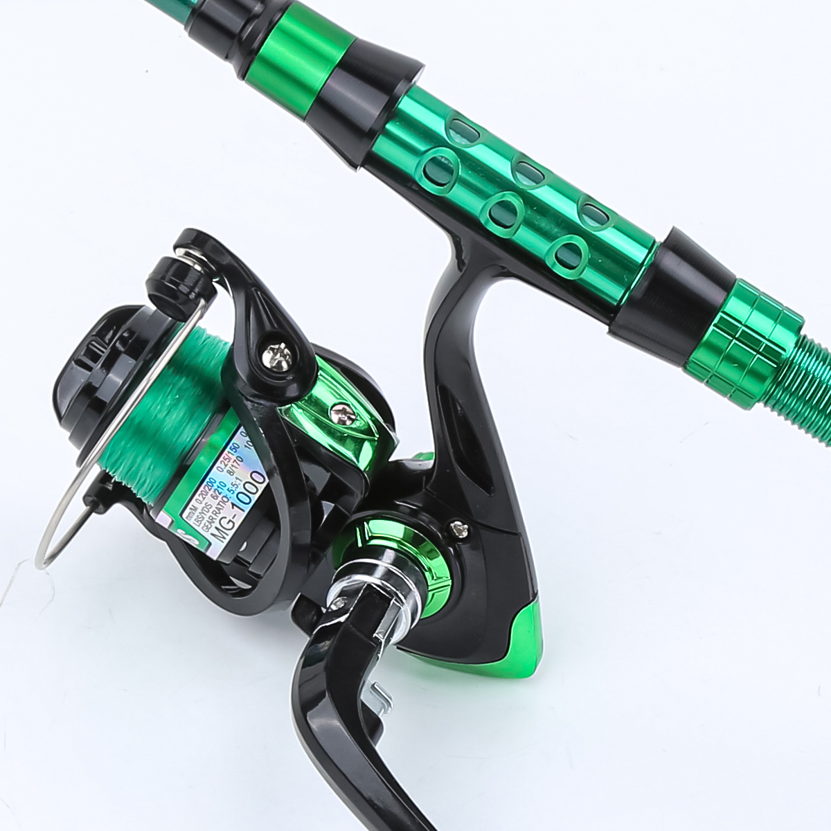 1.8미터 그린 카본 파이버 텔레스코픽 루어 낚싯대 콤 - Fishing Line Box 리뷰 및 가격
