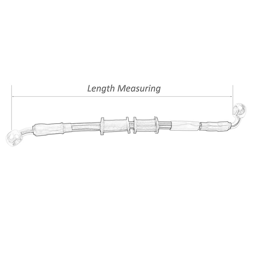 400mm-2400mm 브레이크 호스 유압 DOT 라인 - Braided Line 리뷰 및 가격