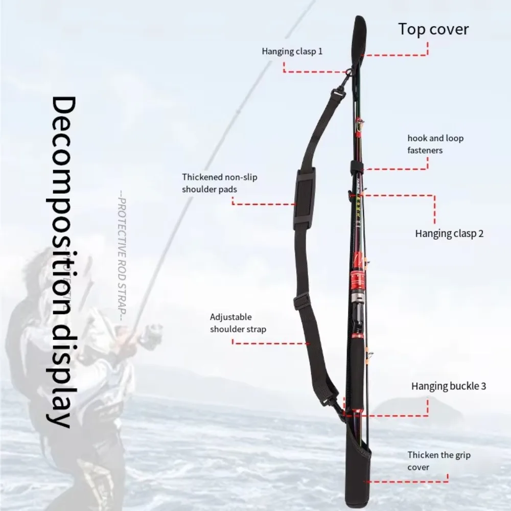 조절 가능한 낚싯대 보관 가방 휴대용 낚싯대 어깨 벨트 - Fishing Line Spool 리뷰 및 가격