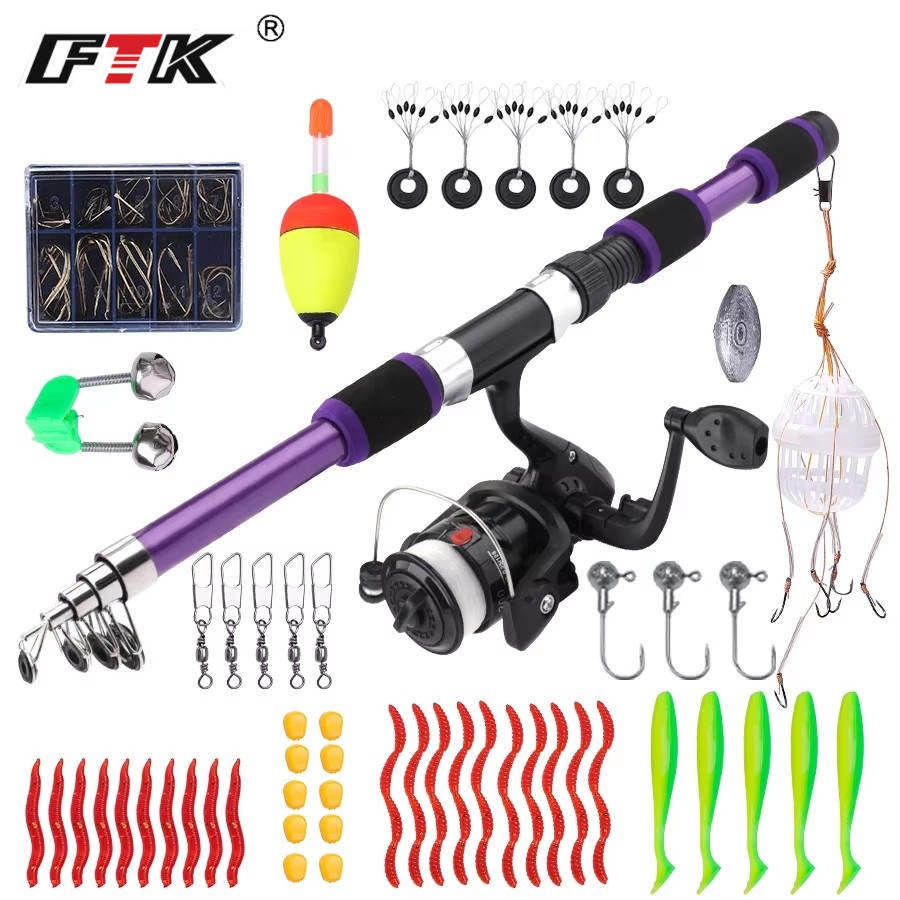 FTK 1.8M 휴대용 스피닝 낚싯대 릴 풀 키트 탄소 - Fishing Line Spooler 리뷰 및 가격